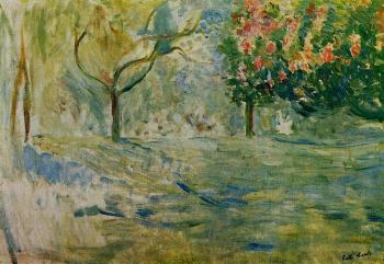 貝爾特 摩裡索特 Avenue du Bois de Boulogne in Spring 貝爾特 摩裡索特 Avenue du Bois de Boulogne in Spring